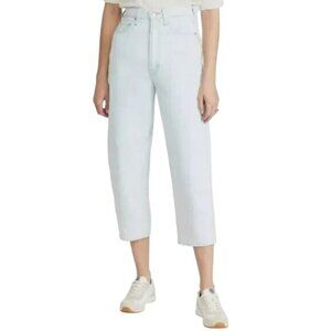 Edwin Womens Capri Jeans Size 29 Light Wash Organic Cotton NWT $229